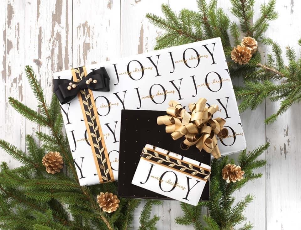 JOY gift wrap by K and K
