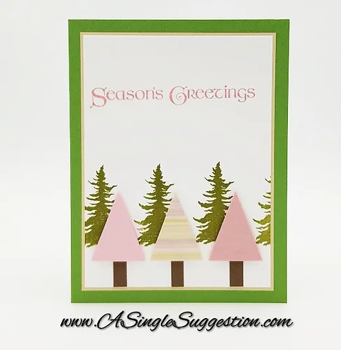 Season's Greeting Greeting Card by A Single Suggestion
